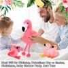 Skylety 18 Inches Flamingo Stuffed Animal with 4 Babies Plush
