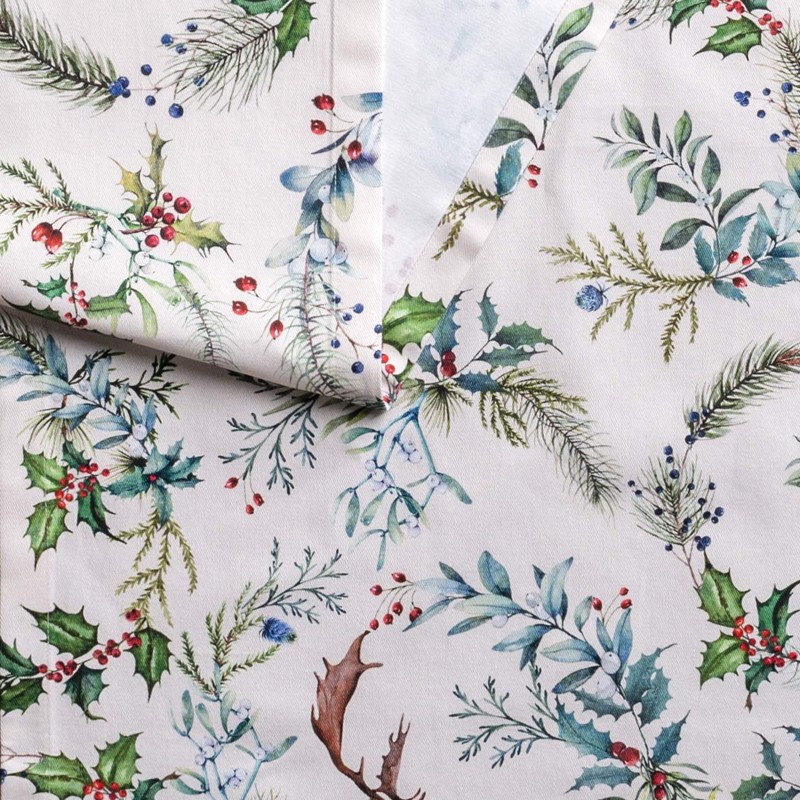 Maison d'Hermine Thanksgiving / Christmas Table Runner, 100% Cotton, 50