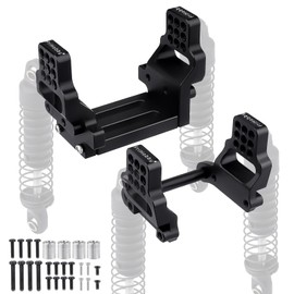FriHobby Adjustable Shock Towers Compatible with 1/18 TRX4M Bronco Defender RC Crawler Shock Hoops Metal Front Rear Shock Mount Hops Up