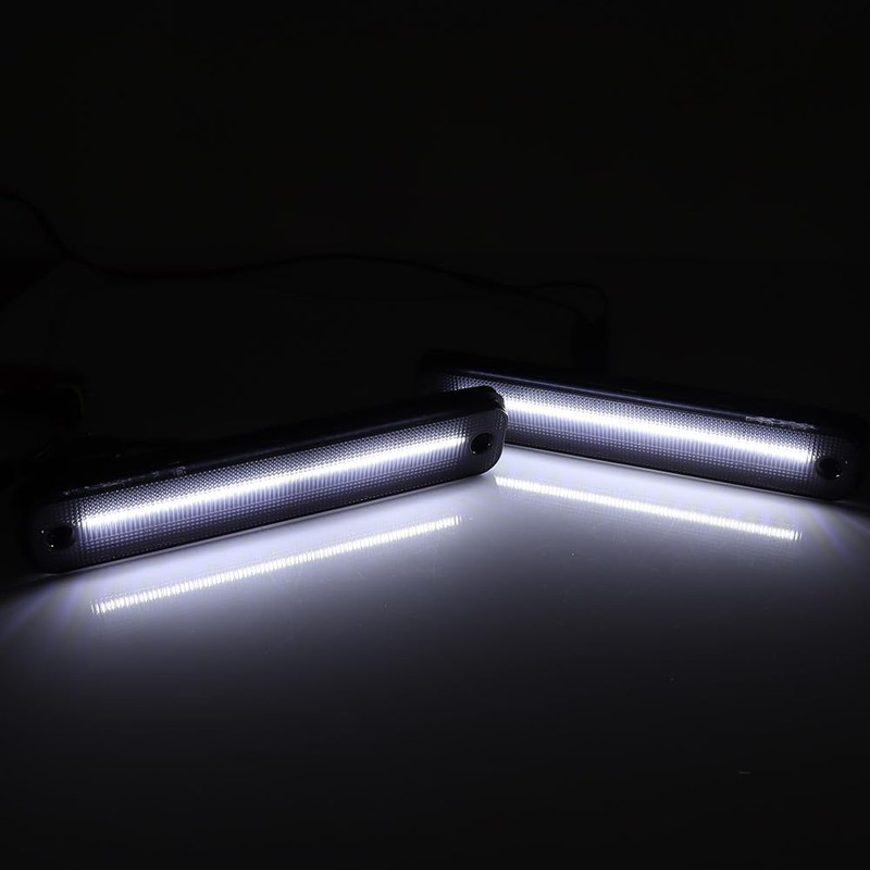 KENRTIR Full White LED Side Marker Lights Compatible With Hummer