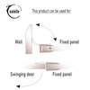 eatelle Frameless Shower Door Side Seal Strip for 3/8 Inch