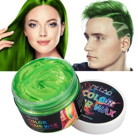 MXITA Temporary Hair Dye Cream, 4.23oz Temporary Hair Dye,Suitable for parties, masquerades, cosplay, 9 colors to choose from. (greener, 4.23oz)