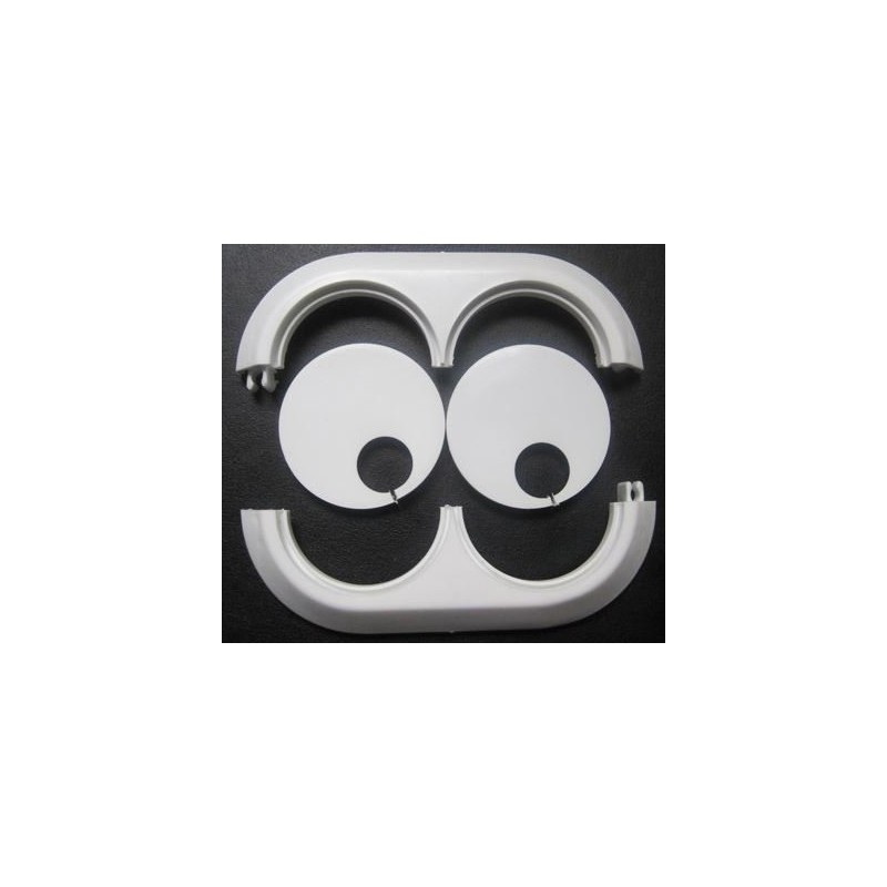 Double 15mm PVC Chrome Radiator Pipe Cover Collar Rose rotatable