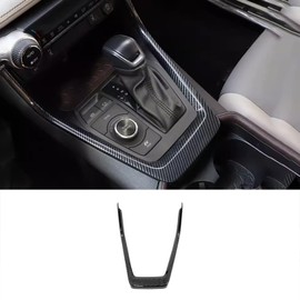 KELEIMAI Car Accessories Fit for RAV4 2019 2020 2021 2022 2023 2024 Center Console Gear Shift Control Panel Side Cover Interior Frame Trim (Carbon Fiber Style) ABS 1 PC