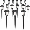 Luces solares exteriores DOESLAG BG-AA64B3-12 – Pack 12 de 3000K,