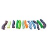 AKORD Plastic Twisty Worm Educational Party Favours Tricks Pack of