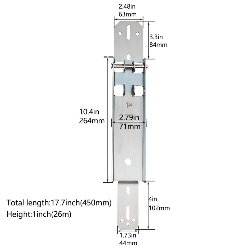 Xadnitu Garage Door Reinforcement Bracket, Garage Door Operator Repair Hookup