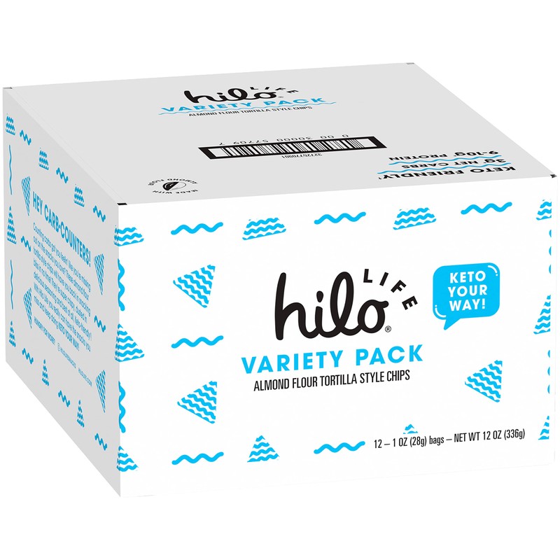 Hilo Life Low Carb Keto Friendly Tortilla Chip Snack Bags,