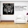 Modern Magnetic Wooden Photo Picture Frame DIY Poster Scroll Prints