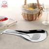 Kitchen Kemistry Premium Grade Stainless Steel Spoon Rest with Long