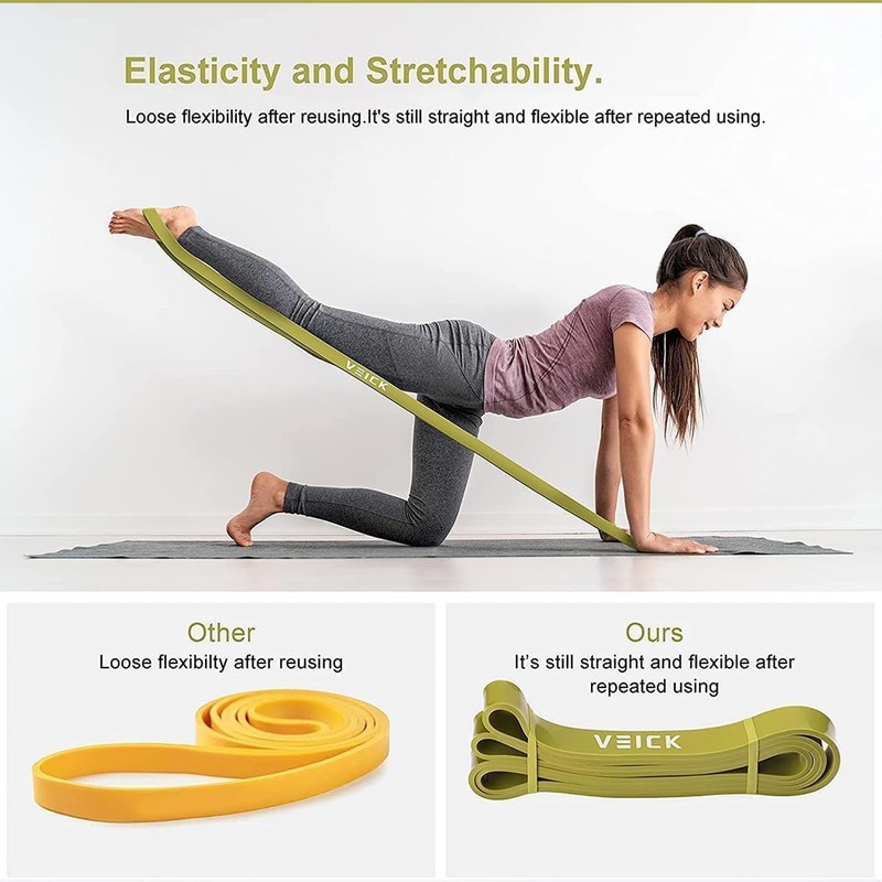 VEICK Resistance Exercise Band Set Workout Tension Bands Fitness Bands