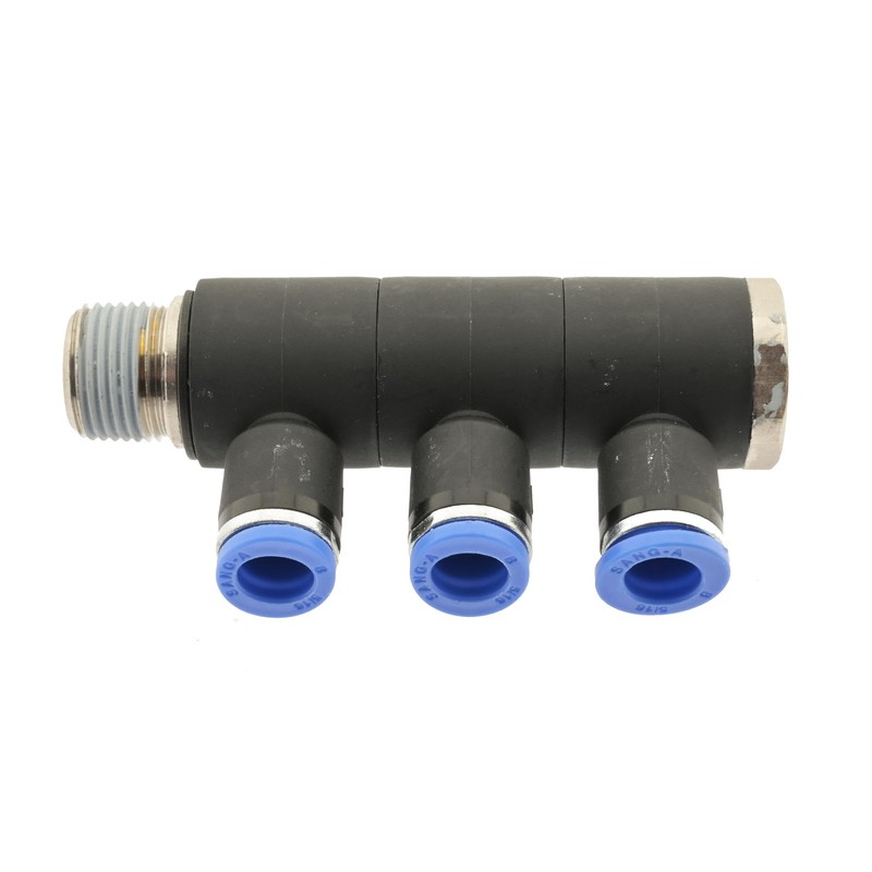 IQS 3-Way Distributor Multiple Distributor with Male Thread R 1/4