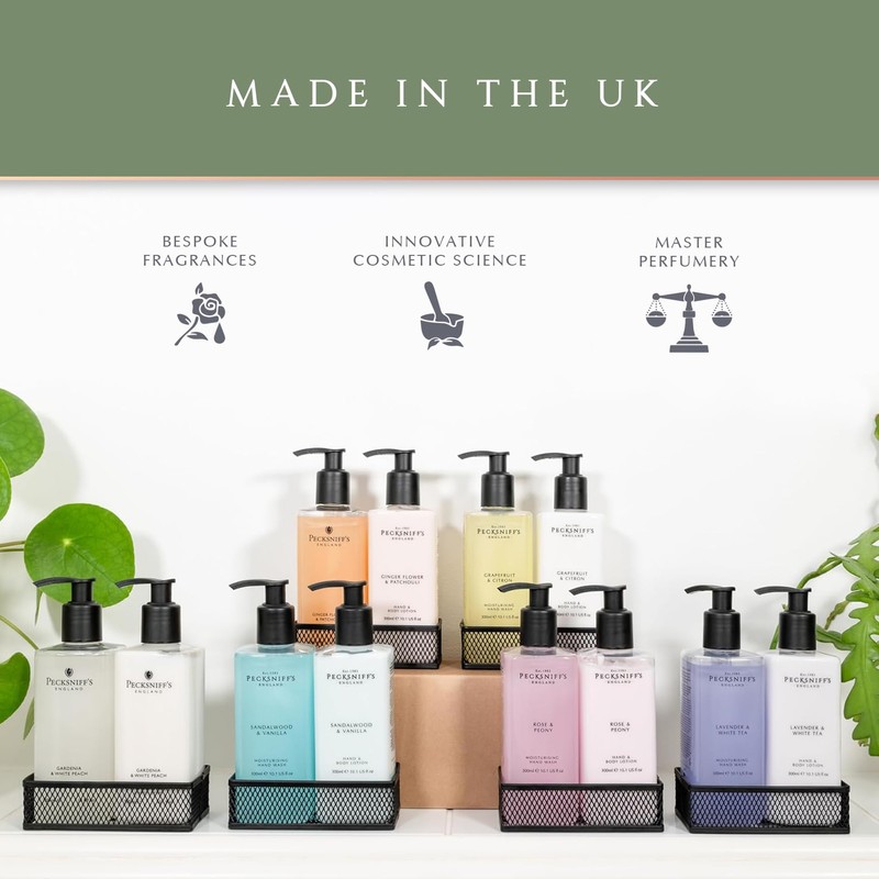 Pecksniff's Kitchen Soap Dispenser Set, Moisturizing Liquid Hand Soap Lotion