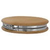 Enthoozies Lake Bum Tan 2.5" Diameter Laser Engraved Leatherette Compact