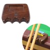 CROWN ME Weighted wooden 3-Cue pool cue stick holder, billiard