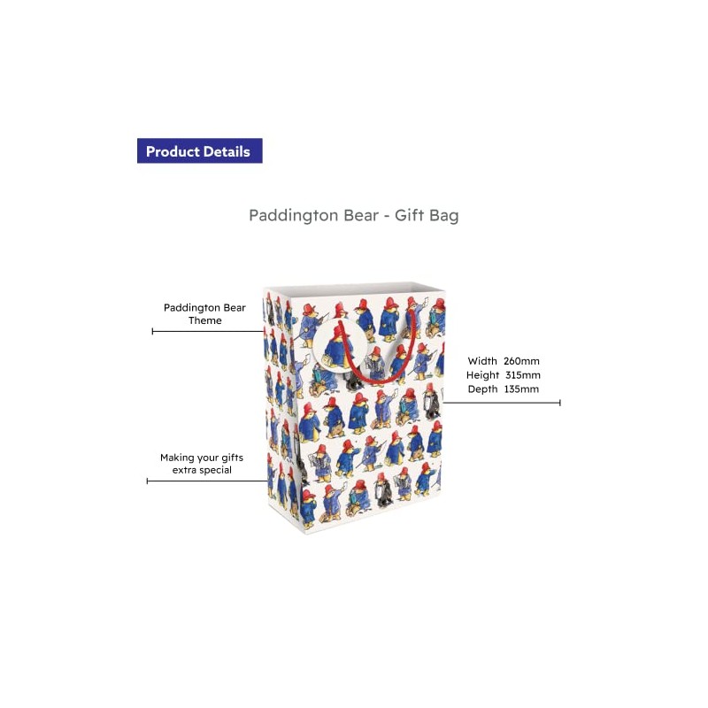 Paddington Large Gift Bag - BAL147