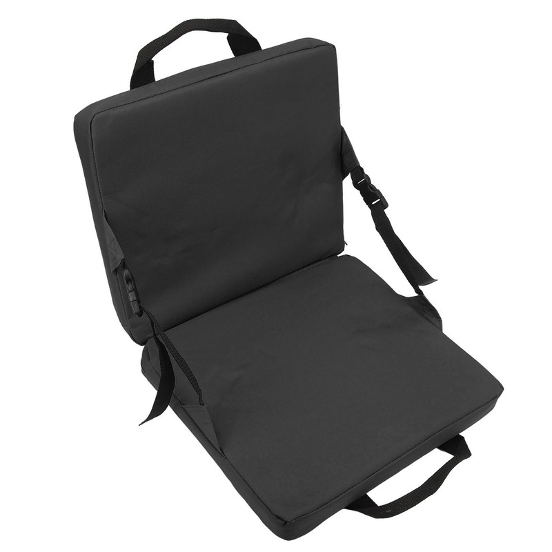 Outdoor Foldable Chair with Backrest Soft Sponge Cushion Back Chair