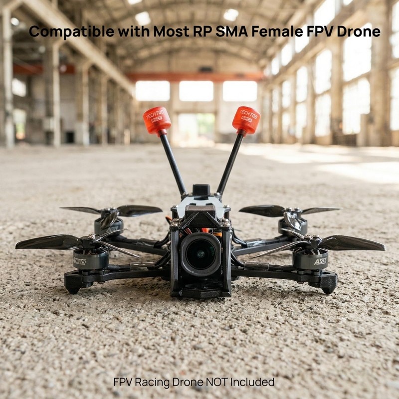TECHTOO FPV Antenna Racing Drone Antenna 5.8G 2.3dBi Super Mini
