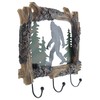 Top Brass Bigfoot Sasquatch Silhouette Wall Mount Key Holder –