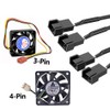 Delinx 36W 12V PC Fan Power Supply,4 Cooling Fan Speed