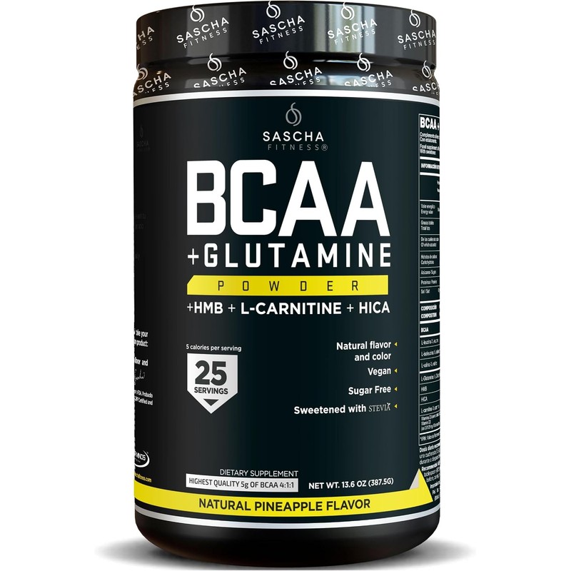 BCAA vegano con sabor piña – 350 g – 4:1:1