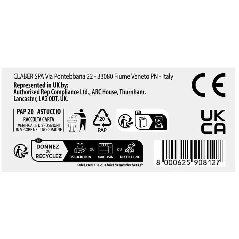 Claber 9V Solenoid Valve 1 Inch Internal Thread Underground Irrigation