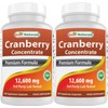 Best Naturals Cranberry 3X Strength, 12600 mg 180 Veggie Capsules