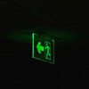 Pack of 4 PVC Emergency Exit Sign, Photoluminescent 30 x