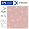QPC Direct Dandelion Linen Effect PVC Oilcloth Table Cover Vinyl