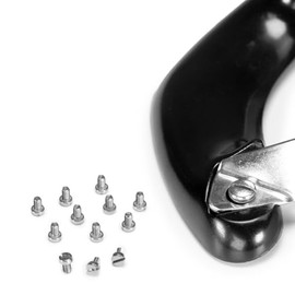 OPPAHA - 12 special screws for AMC Series 27 pots - Replacement part compatible with special thread AMC - Stainless steel - Complete set - Made in Italy