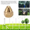 10PCS Misting Nozzle Brass Corrosion Pressure Resistant Fine Misting Water