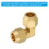 PATIKIL 5/8 Inch x 5/8 Inch Brass Pipe Fitting 2