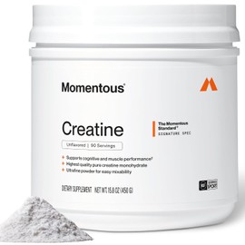 AwiaubMomentous Creatine, Creapure Performance Creatine Monohydrate Powder (5 Grams Per Serving)