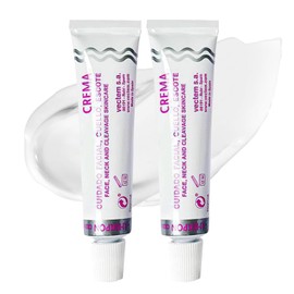 2PC Crema Antienvejecimiento para Mujeres,Face Neck  Decollet Anti-ageing Cream with Collagen,vitaminas y colgeno, hidratante y regeneradora,Mantiene 