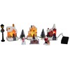 Bambelaa! Christmas Town 9-Piece Winter Village Christmas Village Christmas Scene