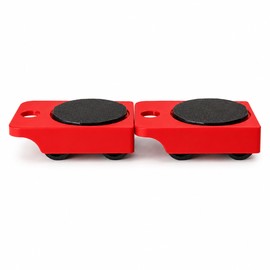 Furniture Moving Rollers for Home & Office – Carbon Steel & ABS Glide Sliders for Moving Appliances and Furniture