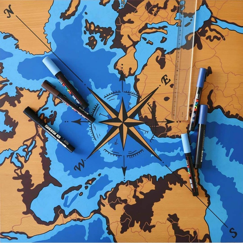 UNI POSCA PEN Packung 10 Stück