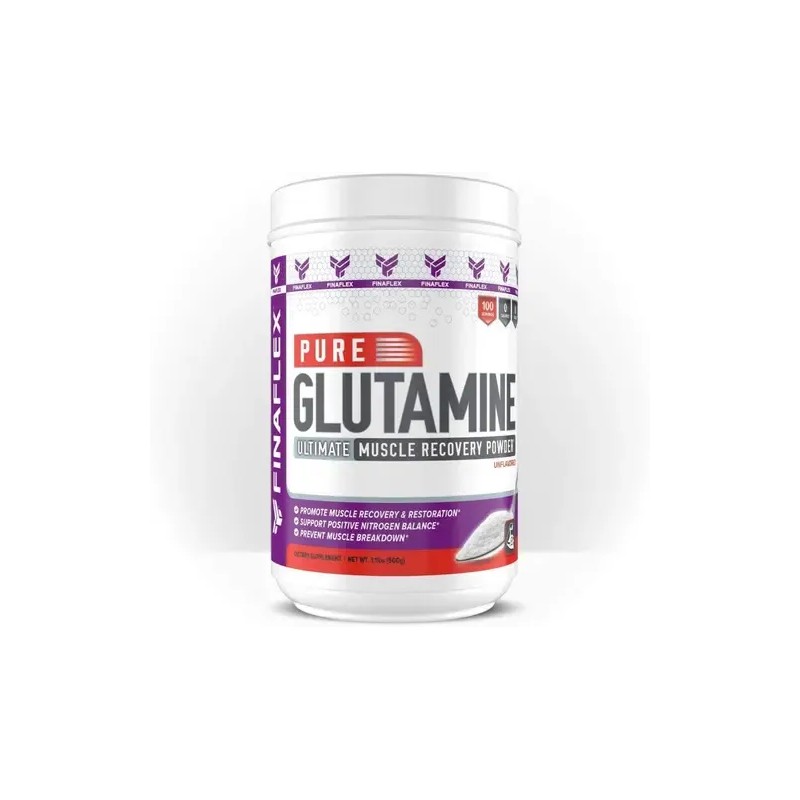 Glutamina Finaflex Pure Glutamine 1 Kg 200 Porciones Sabor Sin