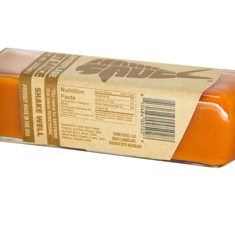 Hank Sauce Camouflage Hot Sauce - Versatile Hot Pepper Sauce