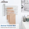Alise Swivel Towel Bars,6-Arm Towel Rack,Swing Out Towel Bar for