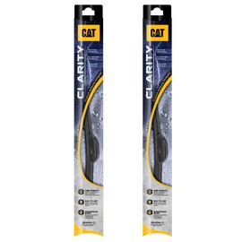 CAT Clarity Wiper Blades (2-Pack), Premium Performance Direct OEM Replacement, Universal Fit Front Windshield Wiper Blades, Durable Streak-Free Spotless Silent Easy Installation - 21" + 16"