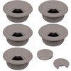 CordAway Round Plastic Desk Grommet Ideal for Home Office, Computer,