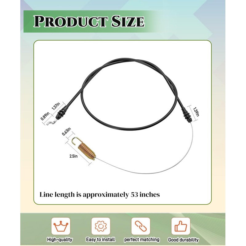 Replacement Forward Cable Part#946-04413A Fits for Craftsman Troy-Bilt Pony ES