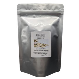 Bitter Melon - Momordica charantia/Dried Slice 100% from Nature (08 oz)