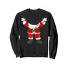 Santa Suit Wrapped in Christmas Lights Holiday Costume Sweatshirt