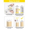 T-SUN 4x4 Post Cap Lights 12 Pack for Vinyl &