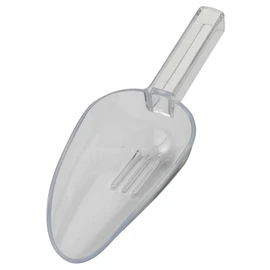Clear Plastic Ice Drainer Scoop - 7oz