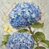 Celebrate the Home Floral 3-Ply Paper Luncheon Napkins, Blue Heirloom