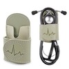Czzmy PU Leather Stethoscope Holder with Clip for Belt, Stethoscope
