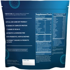 MRM Nutrition Whey Protein | Chocolate Flavored | 18g protein | With 2 billion probiotics + digestive enzymes + BCAAs | High absorption + digestion | Hormone + antibiotic free | 87 servings